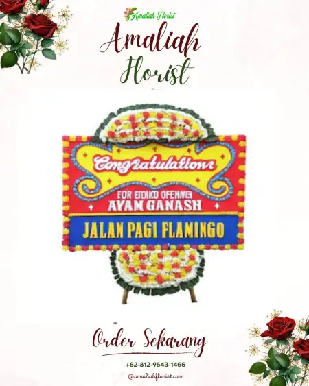 Sewa Papan Bunga Gabel